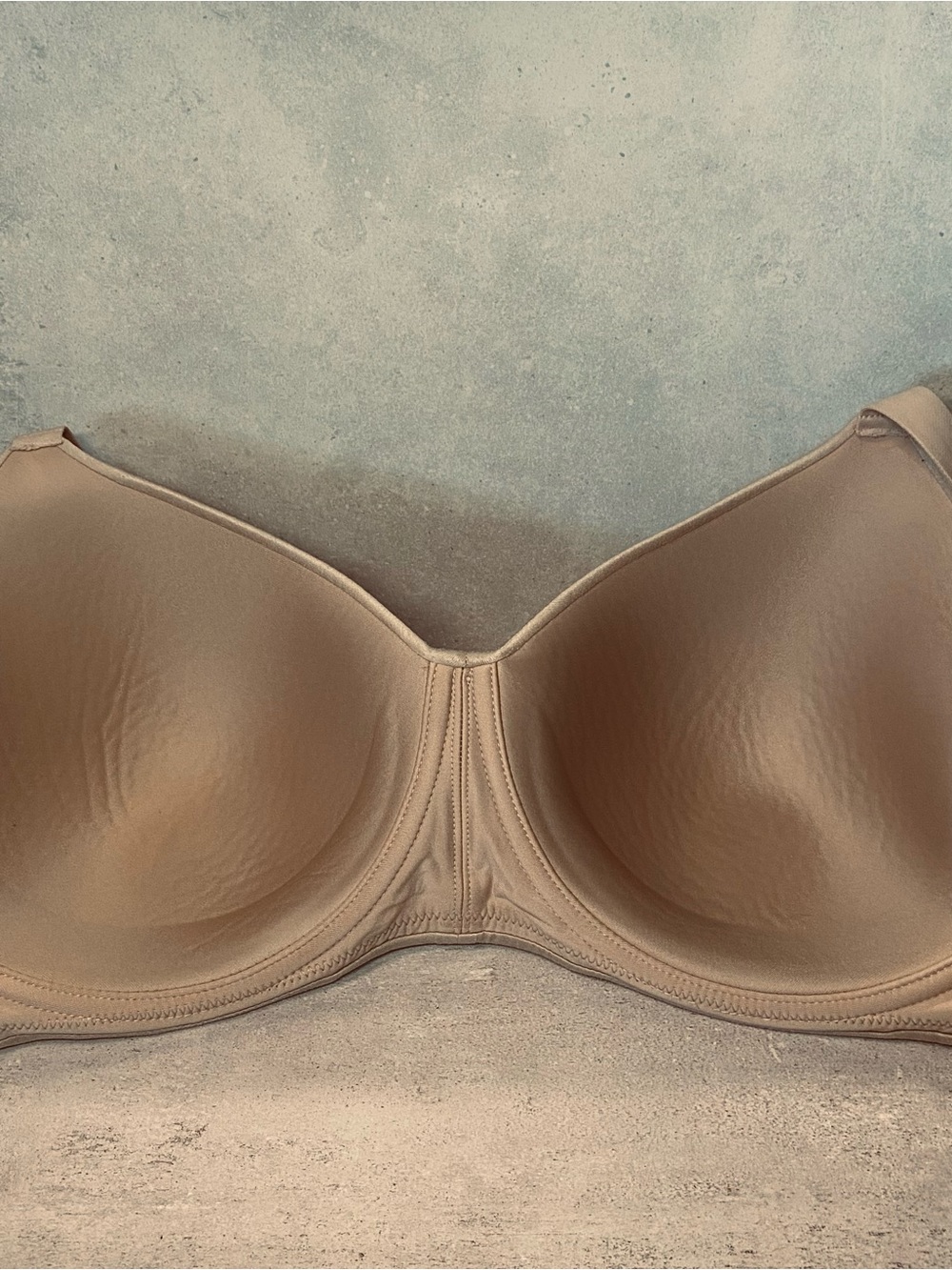 Bali 6560 One Smooth U EverSmooth Underwire Bra 42D Paris Nude - Picture 7 of 9